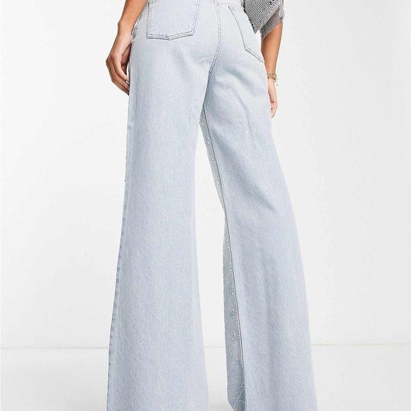 ASOS Luxe Rhinestone Jeans - Picture 3 of 12